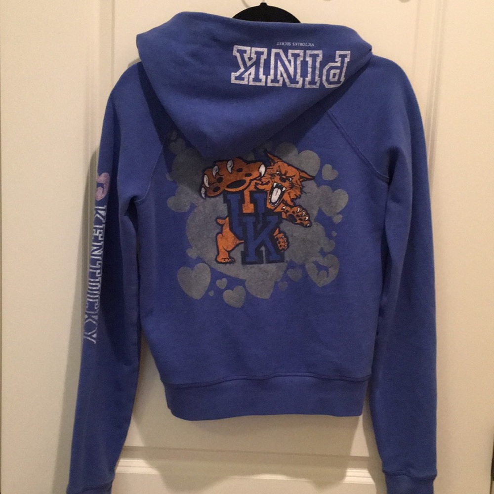 VS PINK University of Kentucky zip-up jacket